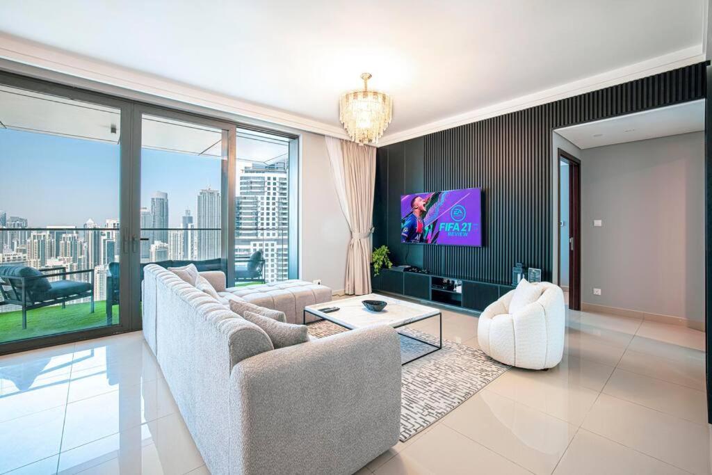Ferienwohnung Magnificent Brand New Lux 3Br Burj & Fountain View Dubai Exterior foto