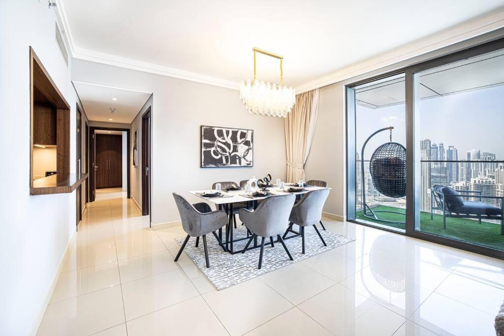 Ferienwohnung Magnificent Brand New Lux 3Br Burj & Fountain View Dubai Exterior foto
